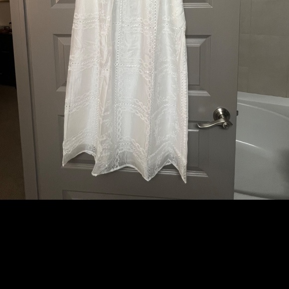 Hill House Home The Cosima Nap Dress - White Patchwork Organza Size SWhite Patch - Picture 6 of 6